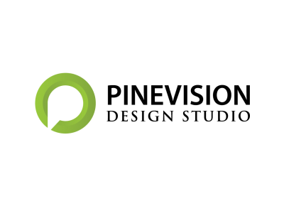 Pinevision Horizontal Logo Gradiant