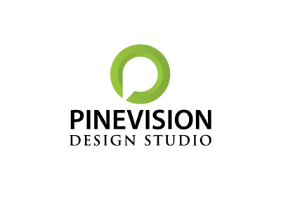 Pinevision Vertical Logo Gradiant