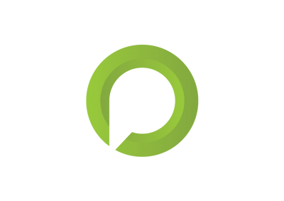 Pinevision Vertical Logo Symbol Gradiant