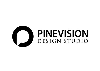 Pinevision Horizontal Logo Black