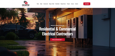 Degryse Electric Website