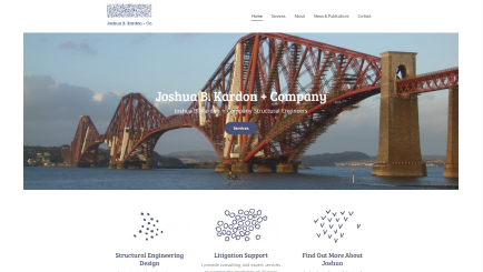 Joshua B. Kardon + Company Website Screenshot
