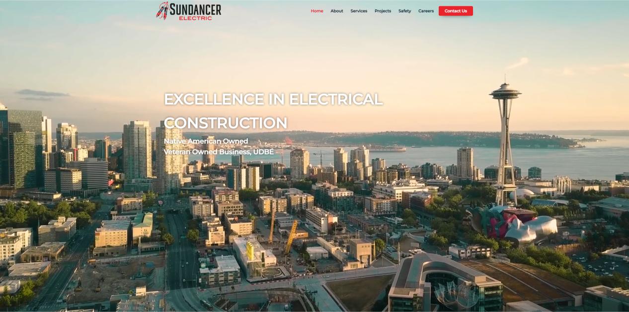 screenshot of sundancer website