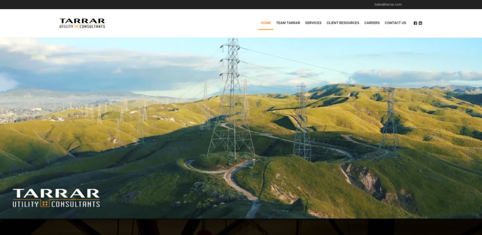 Screenshot of Tarrar Website